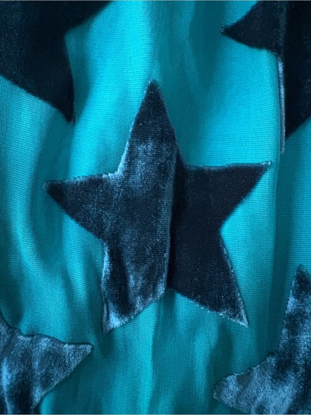 Anthropologie - Maeve Teal and Star-Print Midi Skirt - Picture 6 of 6